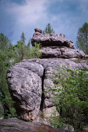 Zittau mountains, Oybin, on Toepfer mountainの写真素材
