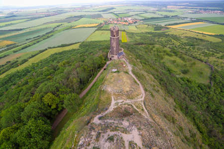 medieval castle Hazmburk (Klapy) nearby Prague in Czech Republic. Central Europeの写真素材