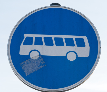 German sign for busの写真素材