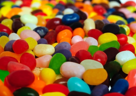 Background of a Jelly beansの写真素材