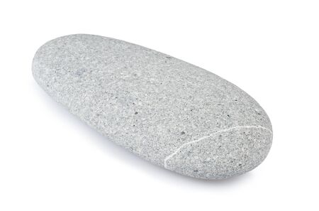 Rock boulder isolated on whiteの写真素材