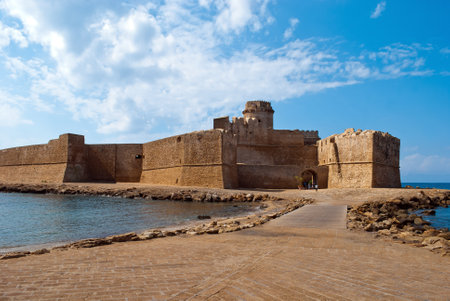 Le Castella from Calabria-Italyのeditorial素材