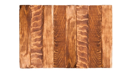 Wood panels isolated on whiteの写真素材