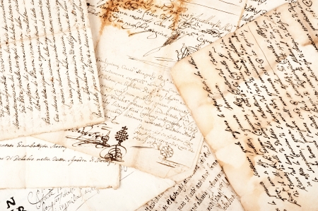  manuscripts of the 1700/1800 centuryの写真素材