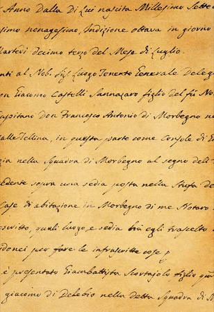 Dirty old paper isolated on whiteの写真素材