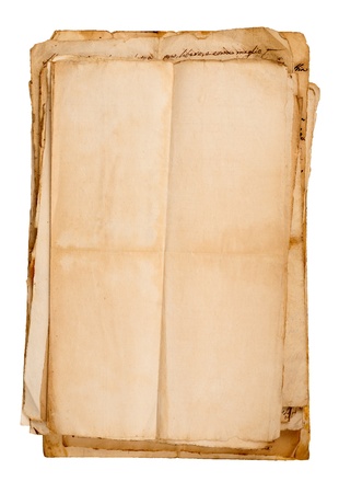Sheets stack isolated on whiteの写真素材