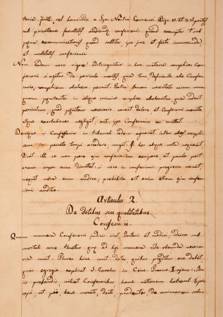 Stained old  paper vintage manuscriptの写真素材