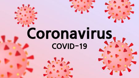 Coronavirus (COVID19), Coronavirus diseases image and logo with backgroudの写真素材