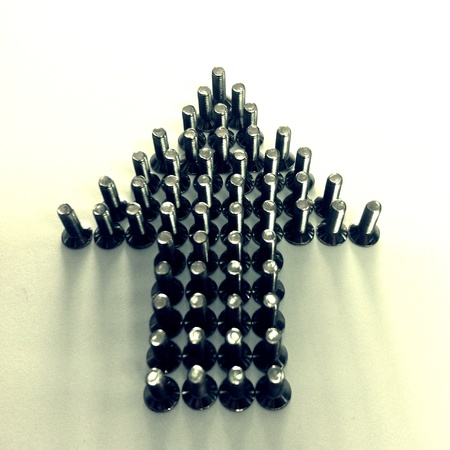 Group of nuts make to arrowの素材