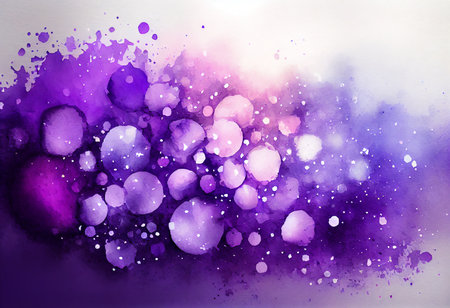 Abstract watercolor background. Watercolor painting on paper. Digital art painting.の素材