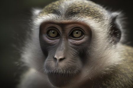 Monkey (Cercopithecus monosperma)の素材
