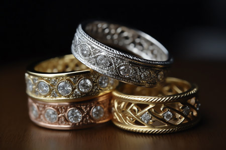 Bridal Bands. Generative AIの素材