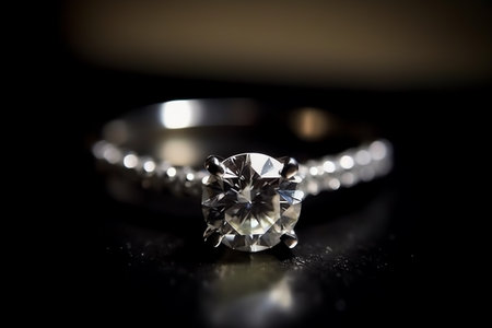 Engagement Ring. Generative AIの素材