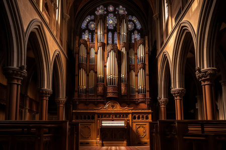 Gorgeous organ. Generative AIの素材