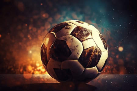 Soccer or football background. Generative AIの素材