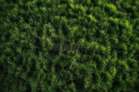 Top down view of grass texture. Generative AIの素材