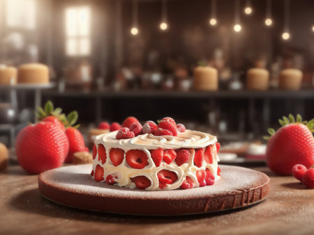 Modern Cake Stand. Generative AIの素材