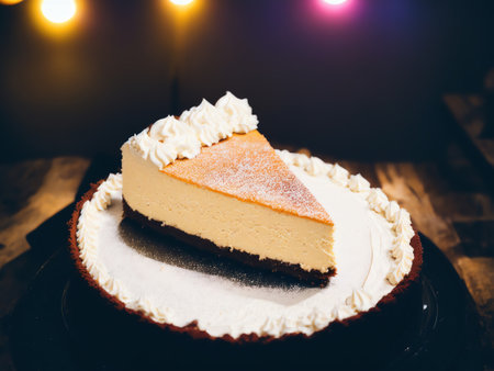 Illustration Of Sugar Cheesecake. Generative AIの素材