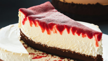 Classic Cheesecake. Generative AIの素材