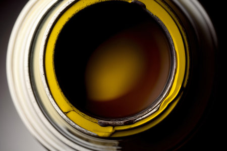 A Close Up Of A Yellow And White Vase. Generative AIの素材