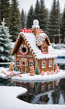 A Ginger House. Generative AIの素材