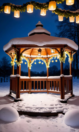 A Gaze With Lights. Generative AIの素材