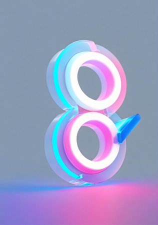 Neon Light Refresh Icon Isolated On A White Background. Generative AIの素材