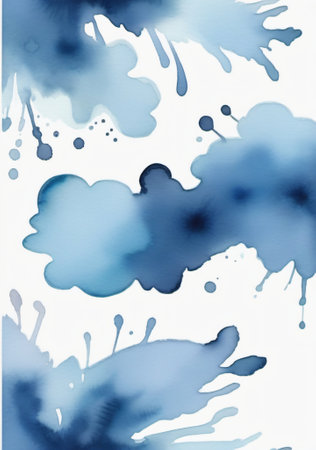 Watercolor Paint Brushes. Generative AIの素材