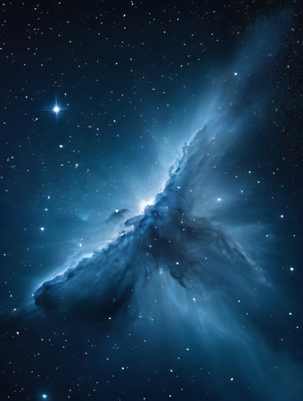 Small part of an infinite star field of space in the Universe.の素材