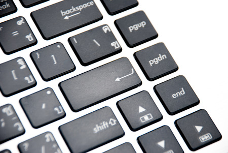 Keyboard isolated Thai-English languageの写真素材