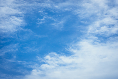 The bright blue sky at overcoat of the seaの写真素材