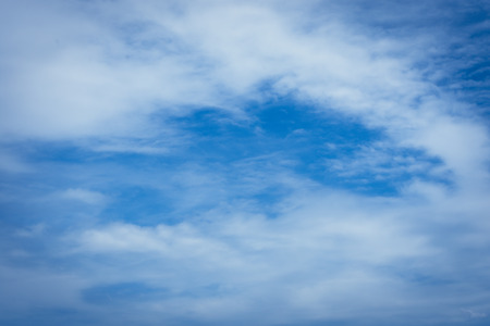 The bright blue sky at overcoat of the seaの写真素材