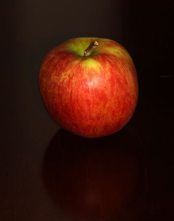 A Braeburn Appleの写真素材
