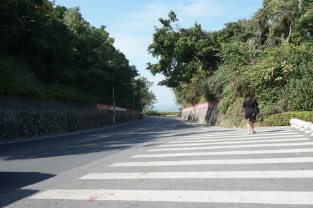 crossing roadの写真素材