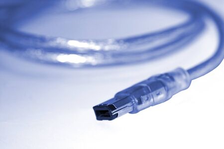 Firewire cable close up