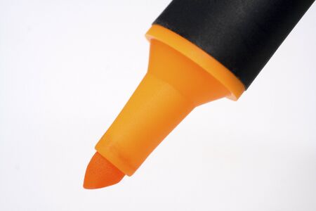 Orange marker close upの写真素材