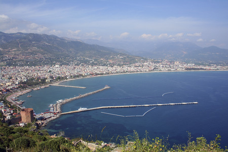 Alanya harbourの写真素材