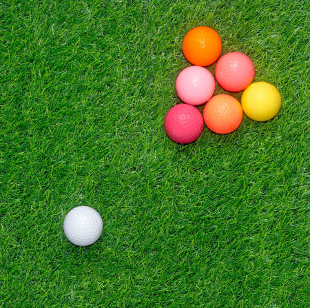combination of billiards and golfの写真素材