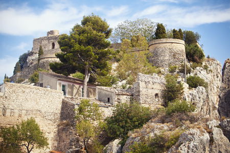Castle San Jose in Guadalest, Spainのeditorial素材