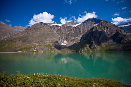 The idyllic lake in High Tauern National Park, Austia.
