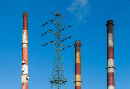 A Thermal power station in Gdansk, Poland.