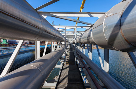 Pipeline installation over the water