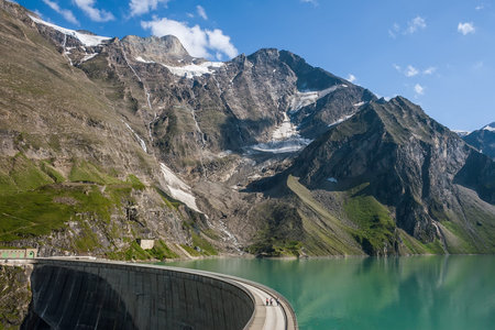 Kaprun, Austria - dam in the mountains の写真素材