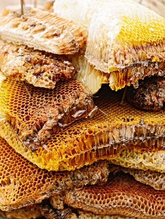stack wild honeycomdの写真素材
