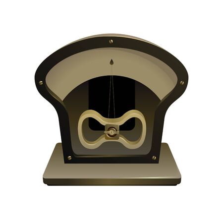 photorealistic vector illustration of a galvanometerのイラスト素材