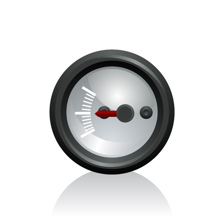 vector illustration of a gaugeのイラスト素材