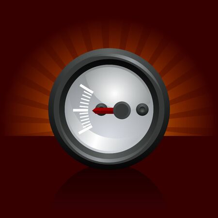 vector illustration of a gaugeのイラスト素材