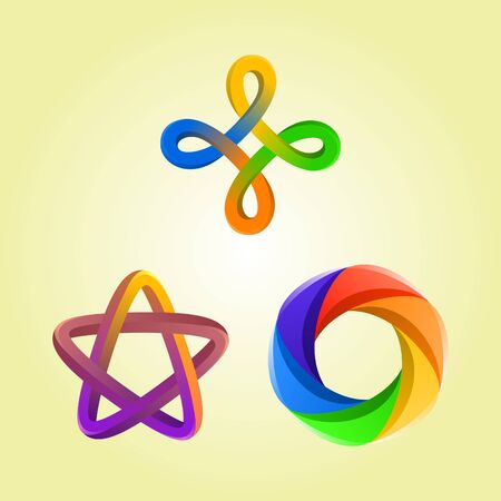 infinity design elementsのイラスト素材