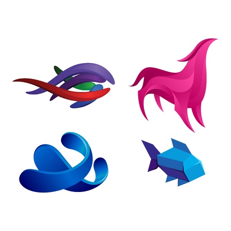 liquid animalのイラスト素材