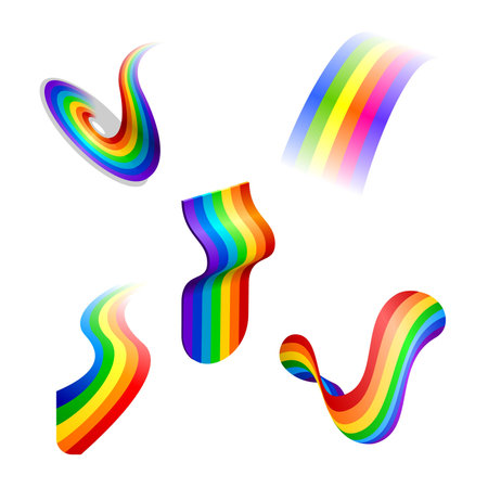 twisted rainbowのイラスト素材